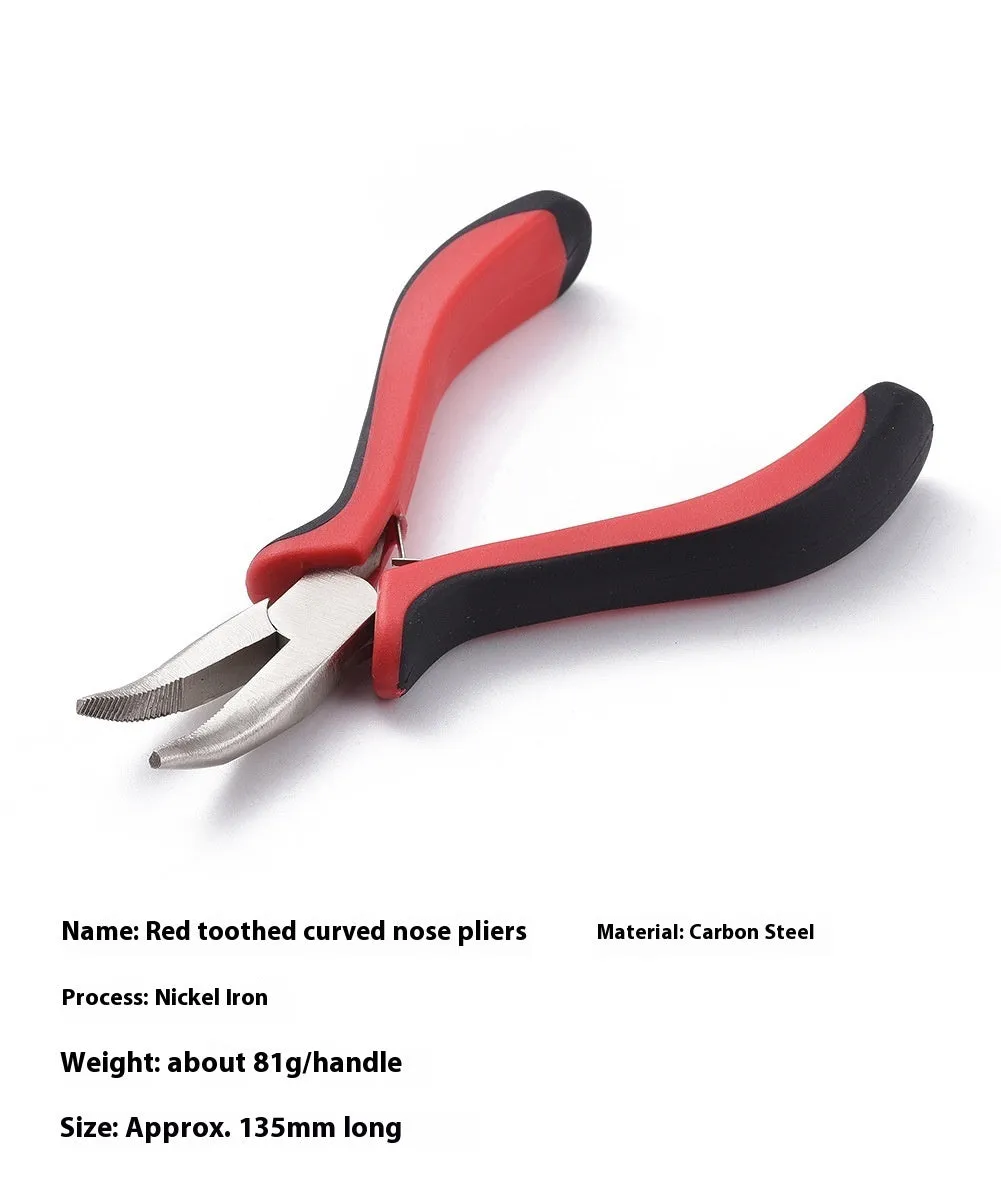 Medium carbon steel nickel iron plier for DIY craft and jewellery making, black finish