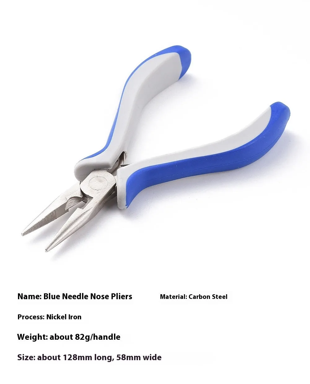 Medium carbon steel nickel iron plier for DIY craft and jewellery making, black finish