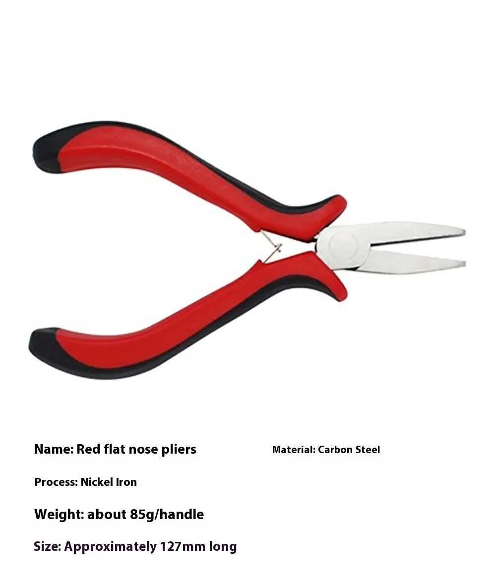 Medium carbon steel nickel iron plier for DIY craft and jewellery making, black finish