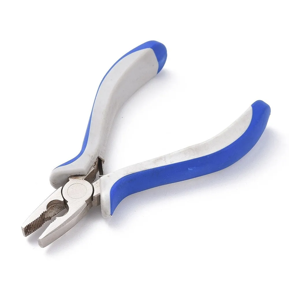 Medium carbon steel nickel iron plier for DIY craft and jewellery making, black finish