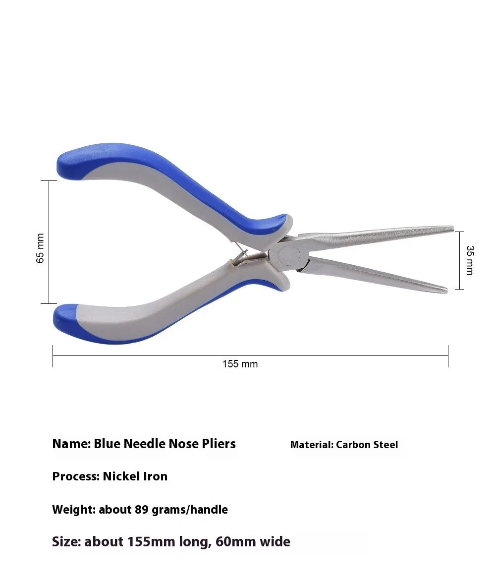 Medium carbon steel nickel iron plier for DIY craft and jewellery making, black finish