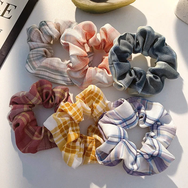 Set of children's small intestine hair rings and large intestine head ropes in autumn colours.