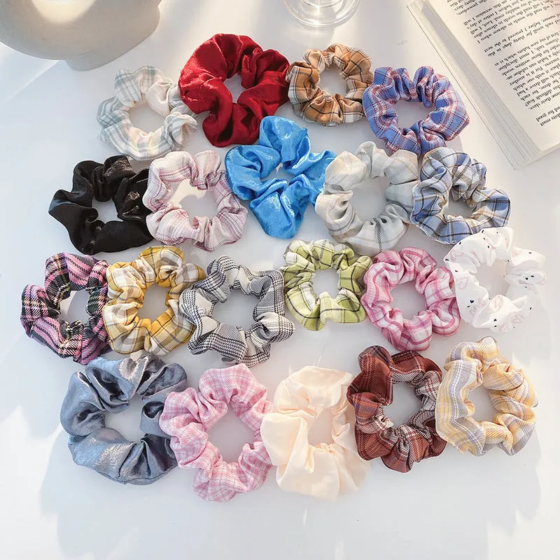 Set of children's small intestine hair rings and large intestine head ropes in autumn colours.