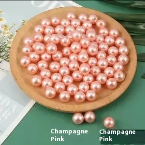 Handmade DIY beaded jewelry box in clear acrylic with Nordic style, available in blue, green, pink, purple, white