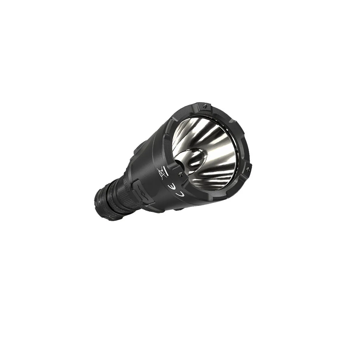 SRT7I standard model magnetic ring tactical flashlight with aluminium alloy body and 5000mAh battery