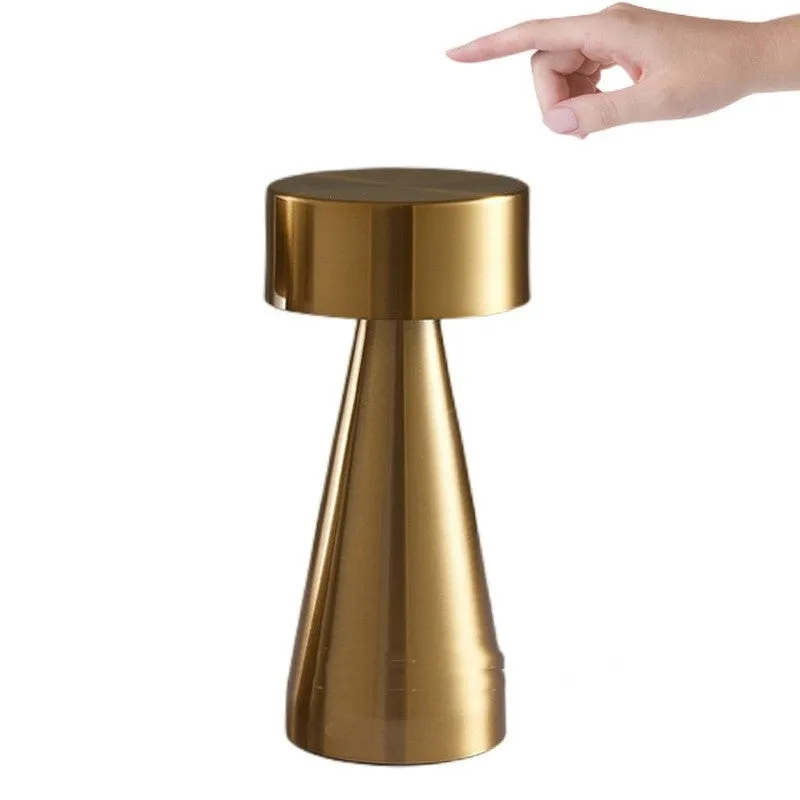 Home Touch Charging Lamp Nordic desk lamp in simple modern style with gold finish and touch dimming