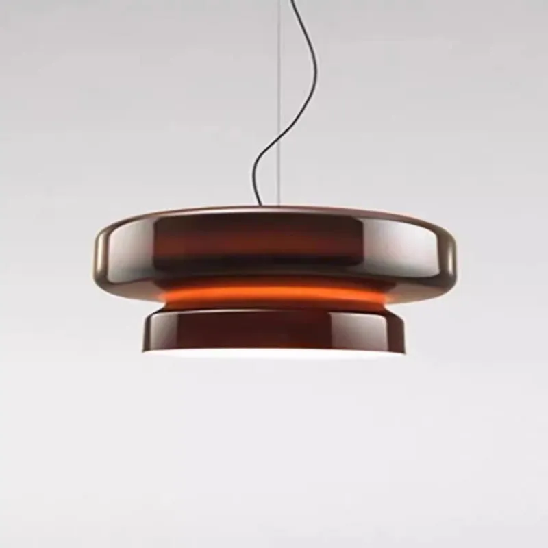 Modern glass chandelier ceiling light with 36cm square dimensions