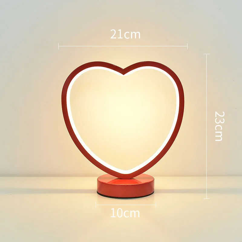 Creative red wedding lantern decorative table lamp with USB warm light and remote control dimming