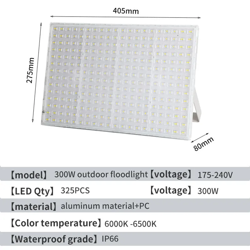 LED floodlight outdoor waterproof ultra bright for industrial workshop or courtyard