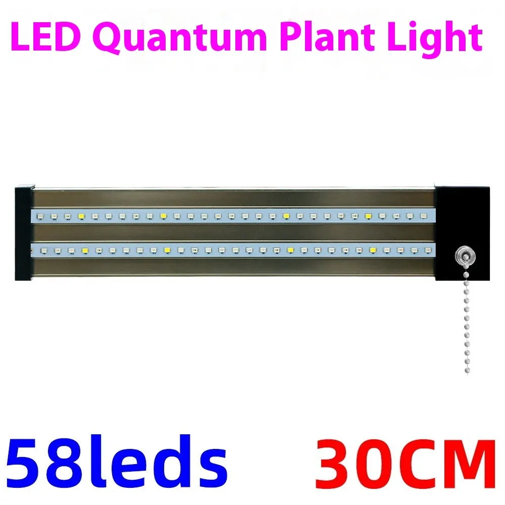 Full spectrum LED grow light bar with 384 lamp beads for indoor succulent and hydroponic plants, PC shell, UK plug