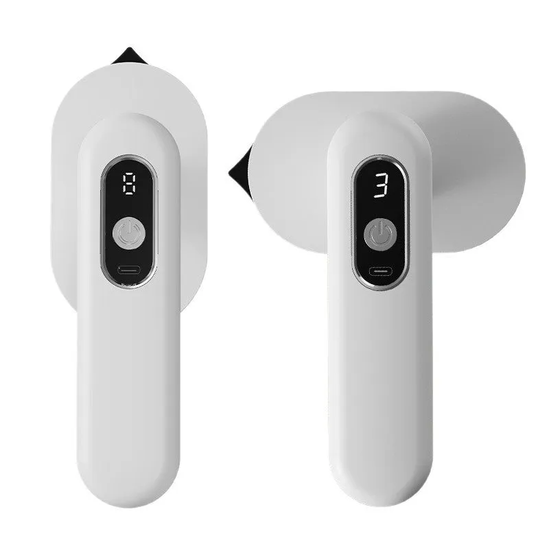White plastic shell wireless mini portable pressing machine with 3-step thermostat and USB power