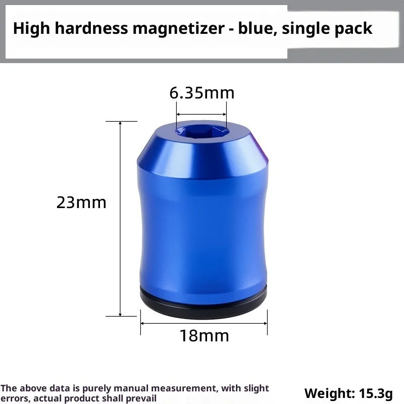 Alloy magnetic bit holder tool for hexagonal screwdriver bits with electric drill chuck
