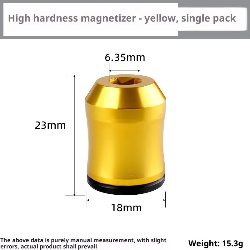 Alloy magnetic bit holder tool for hexagonal screwdriver bits with electric drill chuck