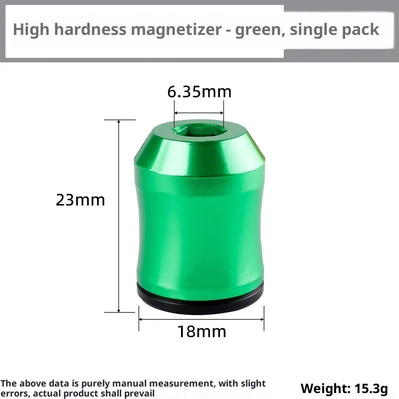 Alloy magnetic bit holder tool for hexagonal screwdriver bits with electric drill chuck