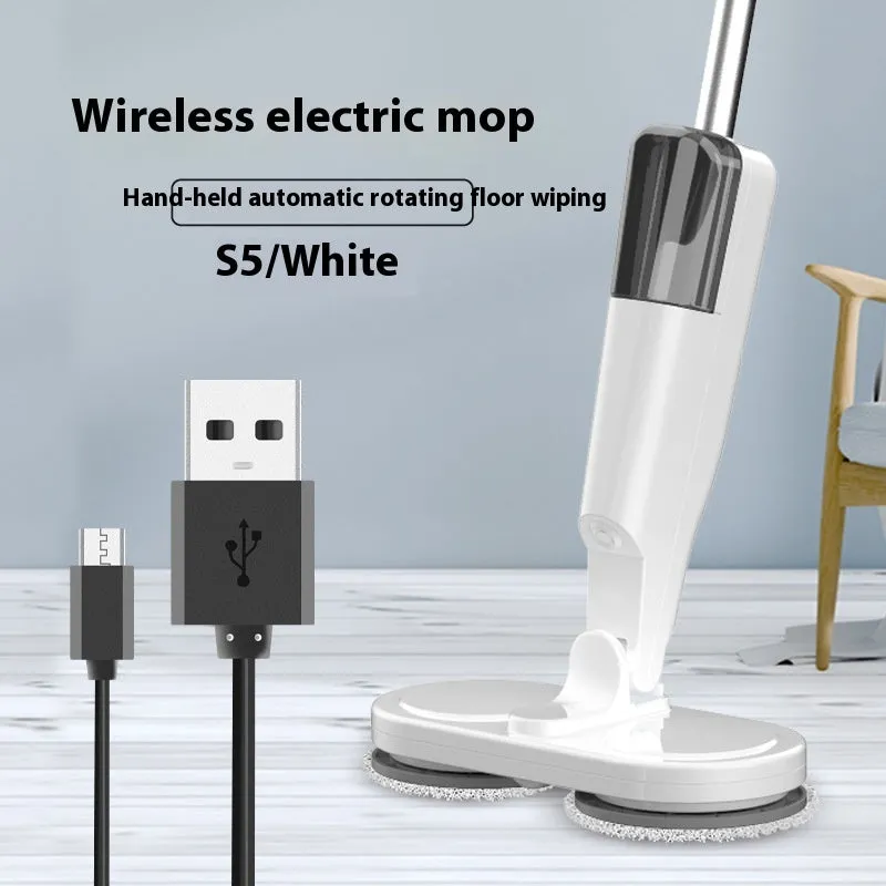 Wireless floor cleaning robot with sweeping and mopping functions in S5 Green colour