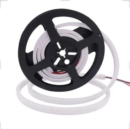 12V LED flexible neon light strip with full colour flowing light, app and voice control, 72 LEDs per metre