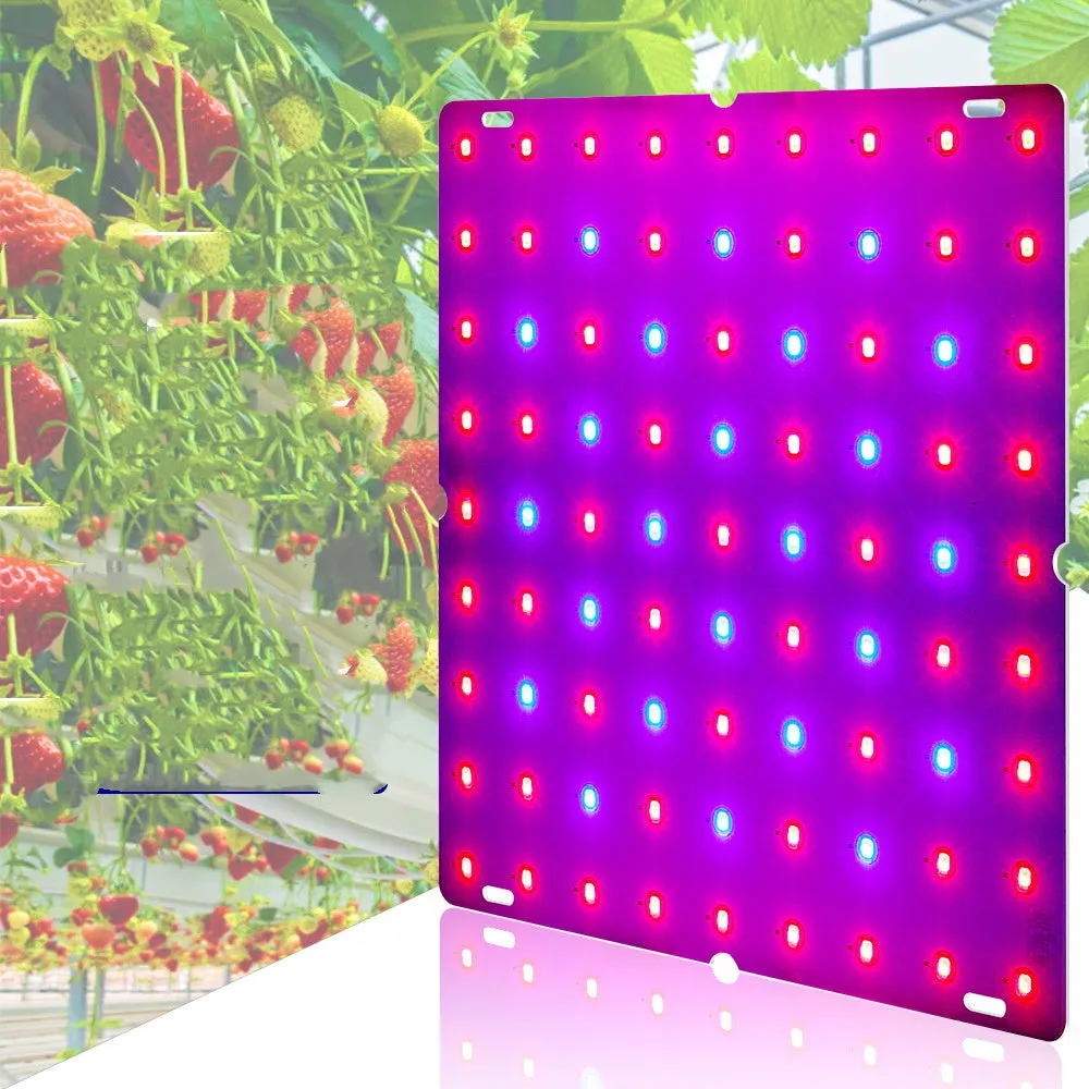 D-section aluminium LED plant grow light with hanging hook for indoor vegetable gardening