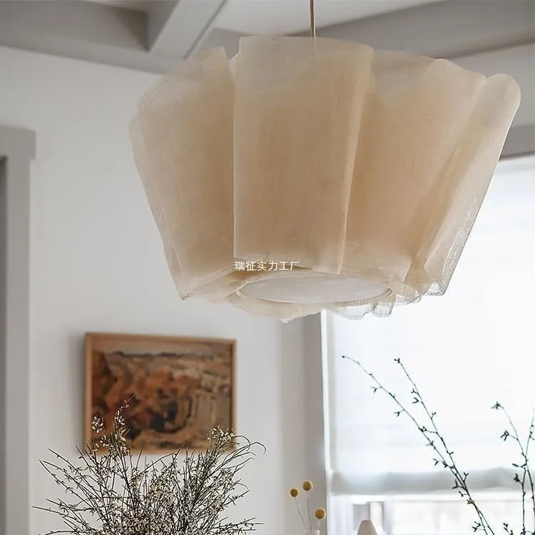 Handmade woven rustic Nordic chandelier for living room in three diameter sizes 400 600 800 mm low voltage