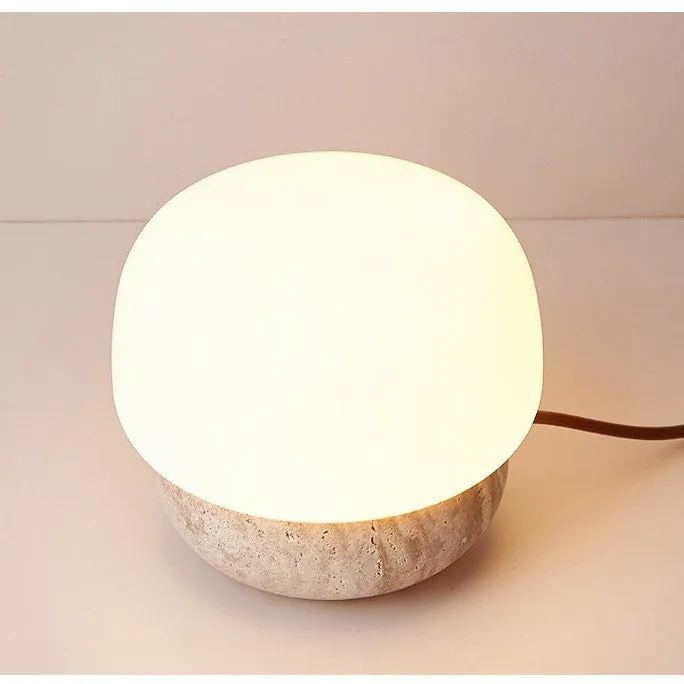 Retro creative bedside lamp with button switch measuring 18cm