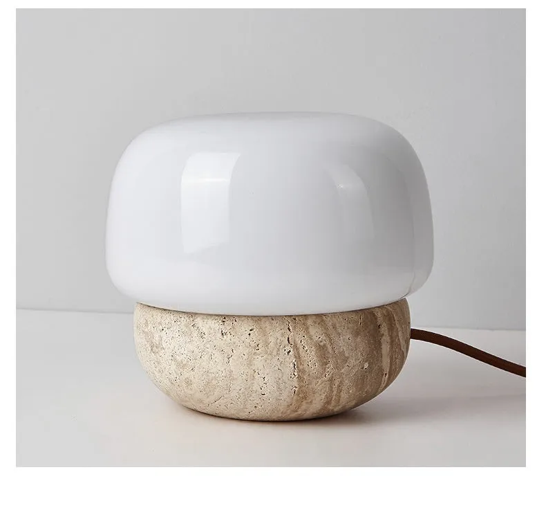 Retro creative bedside lamp with button switch measuring 18cm