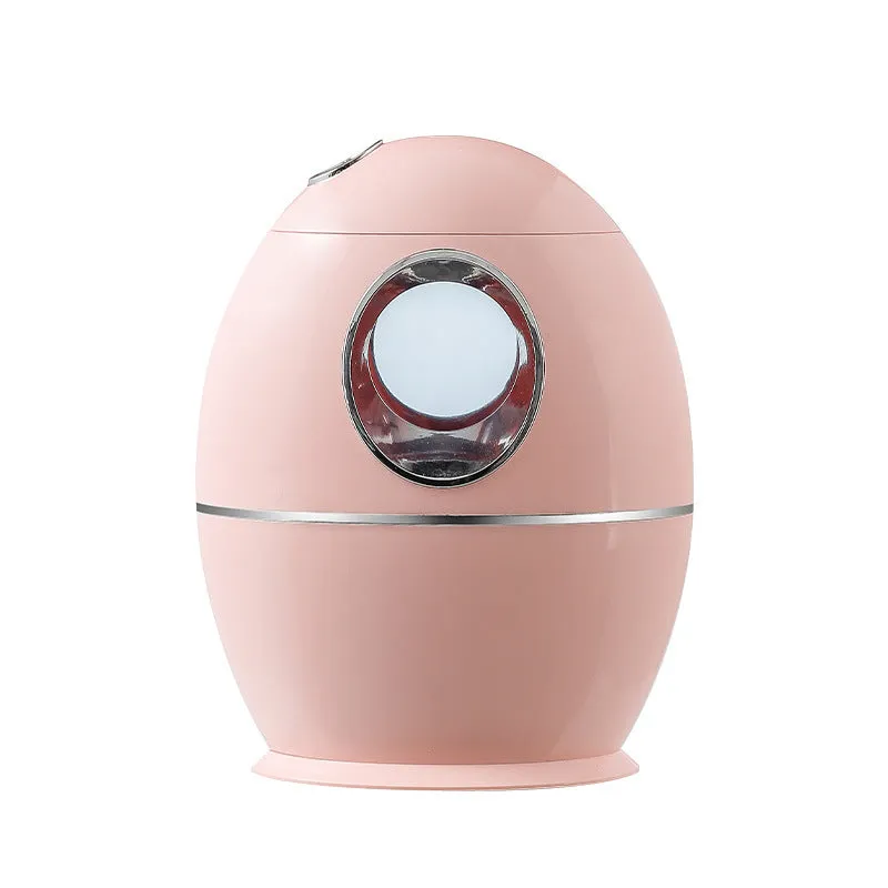 White USB aromatherapy spray humidifier with round design and 800ml water tank