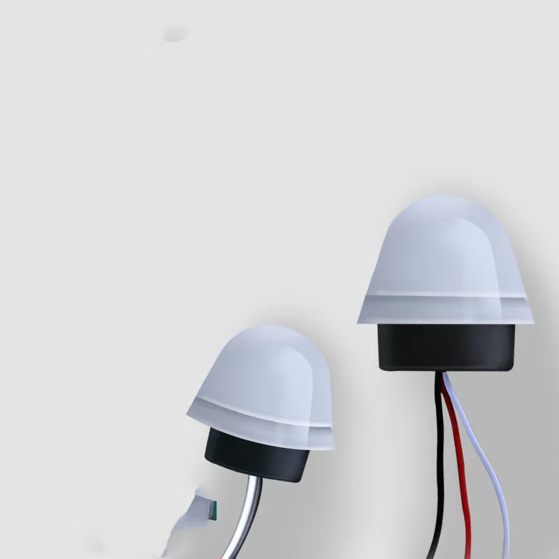 White AS-20 Series automatic induction street lamp for outdoor use with 3-5 metre sensor range.