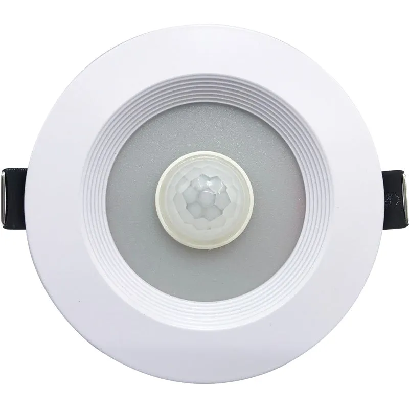 Infrared body sensing LED down light with aluminium housing for kitchen, study or toilet installation