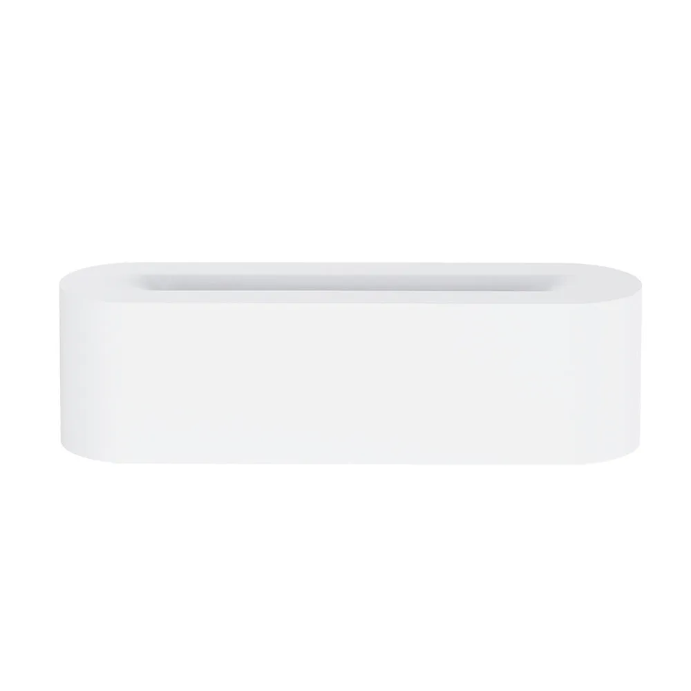 Square black or white USB aroma diffuser with colourful flame effect light and water tank