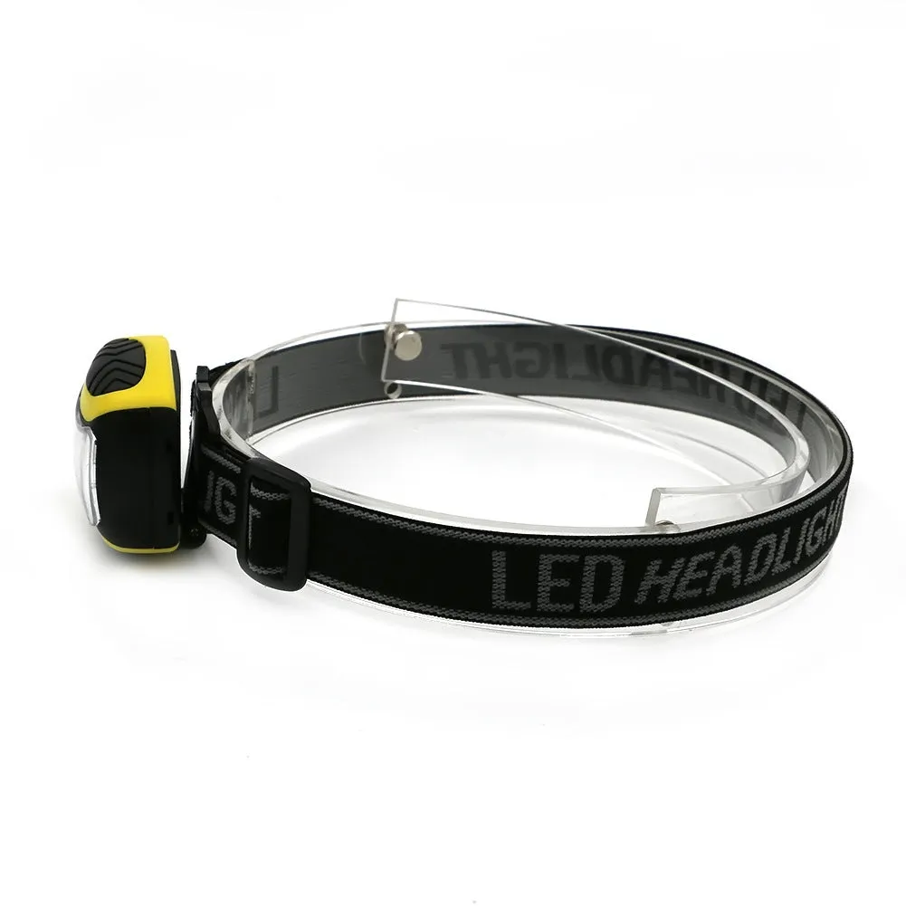 Yellow Major three-speed COB headlamp for outdoor night riding and mountaineering