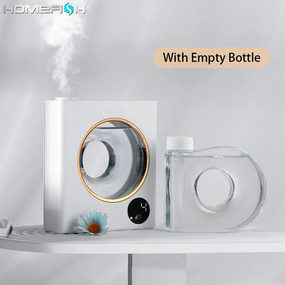Small white wall-mounted automatic aromatherapy machine with USB charging port