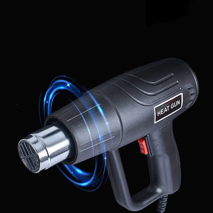 2000W industrial hot air gun with thermal insulation shell and grid air outlet.