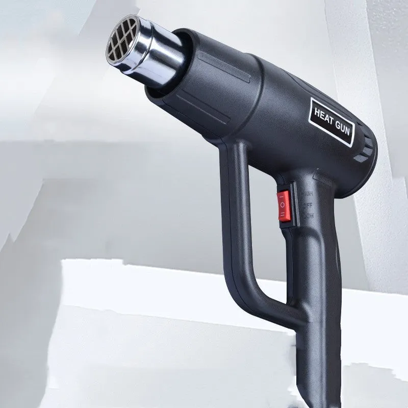 2000W industrial hot air gun with thermal insulation shell and grid air outlet.