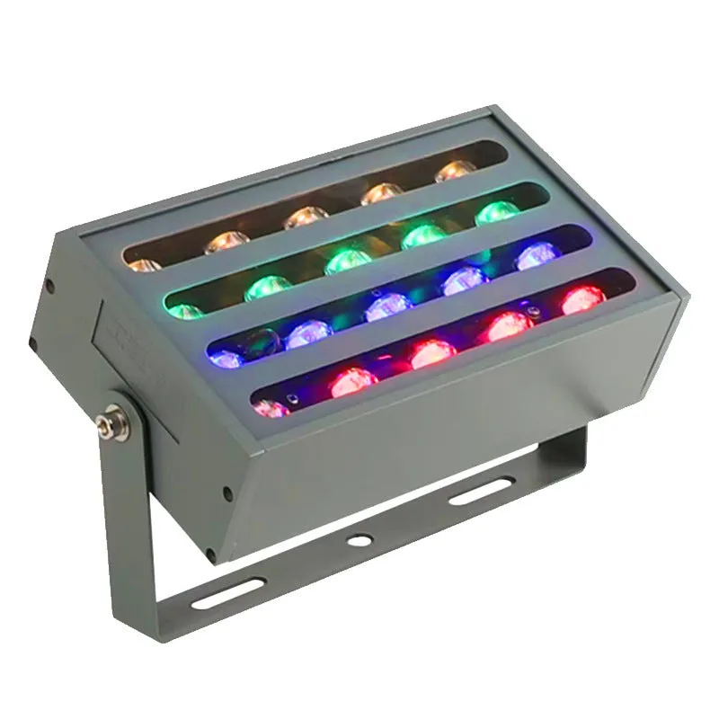 Waterproof aluminium LED rainbow tree lamp spotlight with colour projection for outdoor lighting