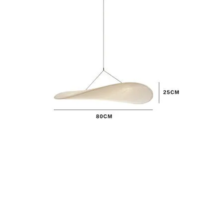 Art silk fabric chandelier ceiling light with multiple diameter size options for bedroom or living room