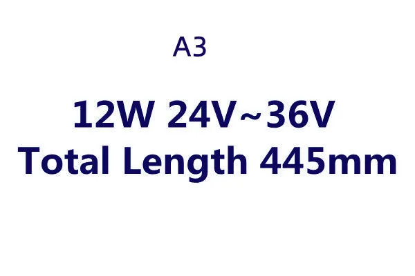 445mm long aluminium LED explosion proof light with tempered glass cover for CNC lathe mounting.