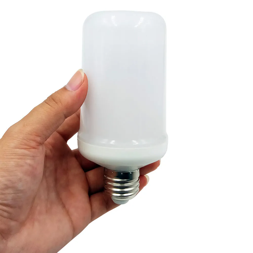 Atmosphere decorative flame effect LED bulb with flickering light for indoor ambience.