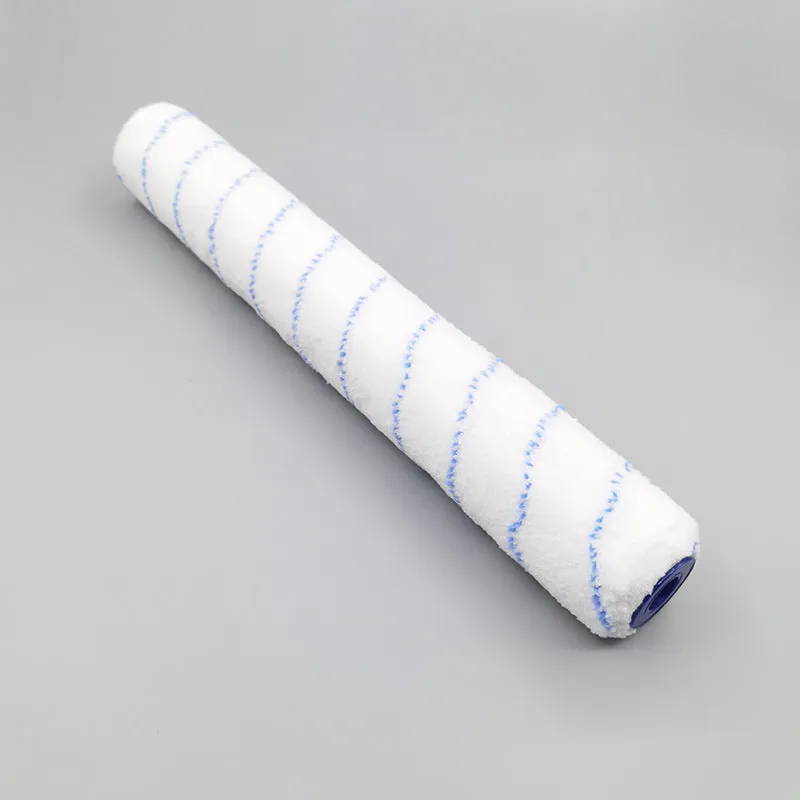 18-inch paint roller with three brush head types: long hair 18mm, medium hair 9mm, and short hair 6mm for wall painting