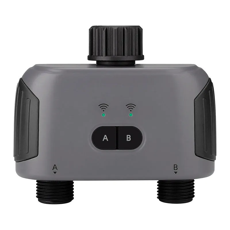 Bluetooth dual watering controller for mobile phone remote garden irrigation