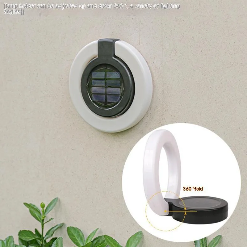 Solar underground light with waterproof folding aperture outdoor garden ground lighting