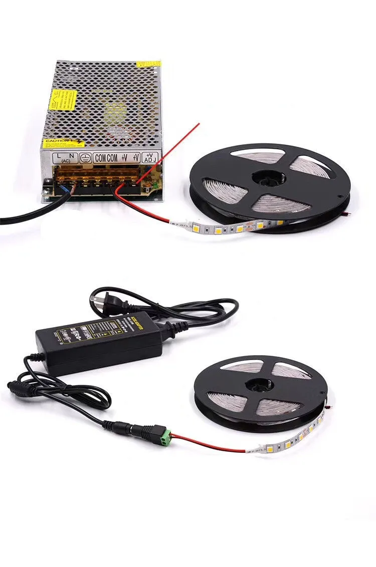 Epoxy waterproof soft LED light strip with 5050 beads, 60 per metre, 10mm width, for outdoor decoration