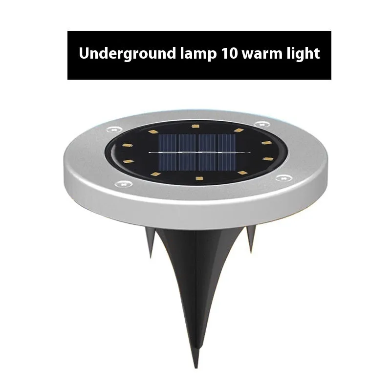 Stainless steel solar underground garden lamp for pathway lighting