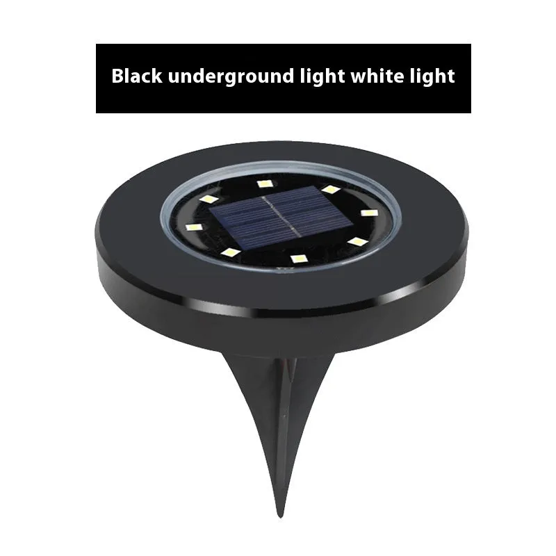 Stainless steel solar underground garden lamp for pathway lighting