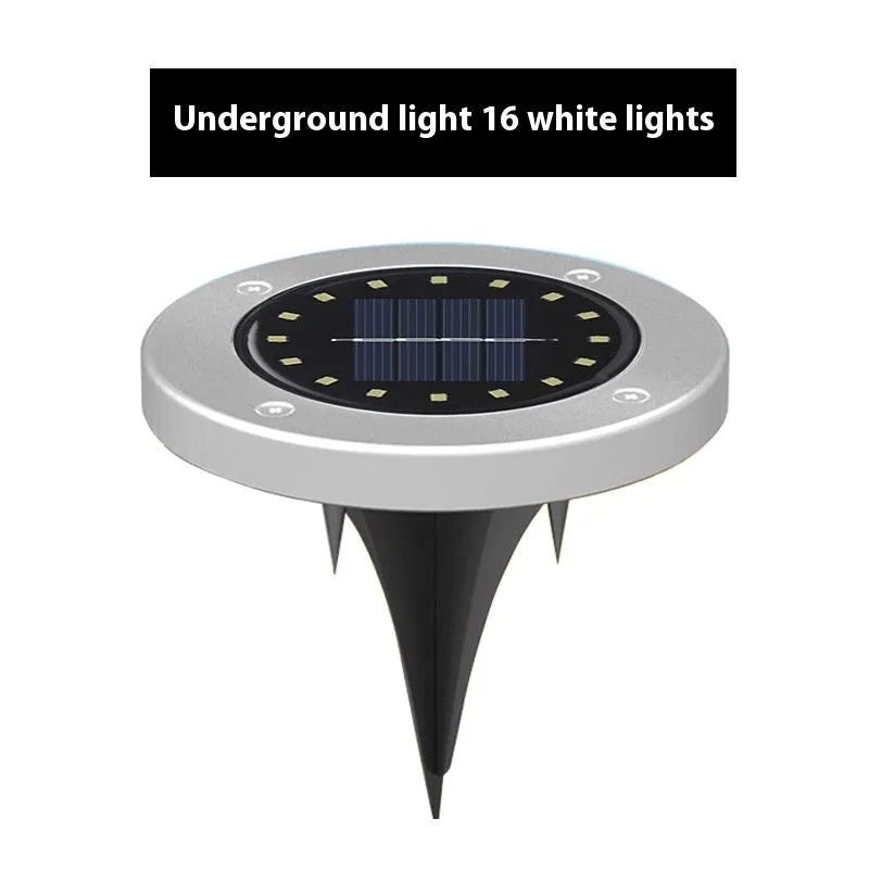 Stainless steel solar underground garden lamp for pathway lighting