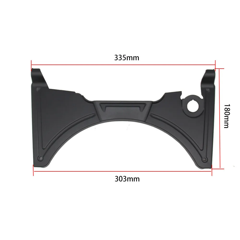 Black motorcycle cockpit fairing panel for BMW R1250GS and R1200GS models