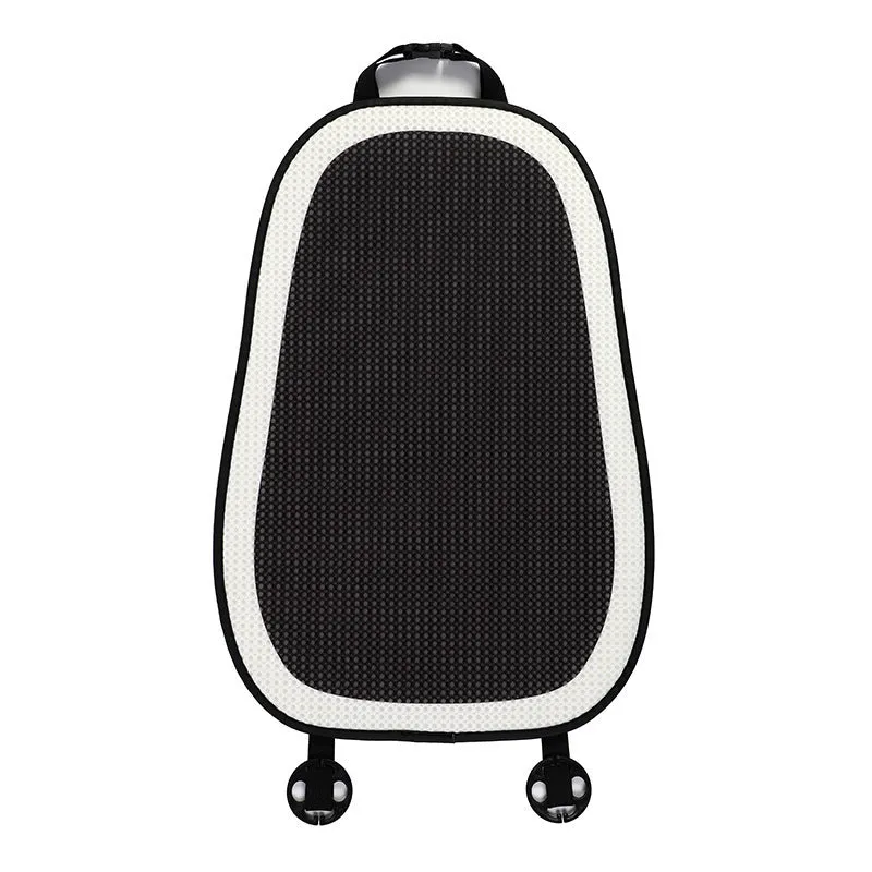 Plaid automotive headrest neck pillow with Pp cotton filling for car seat comfort