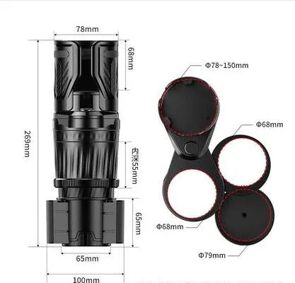 Retractable black car drink cup holder with adjustable base on a car console.