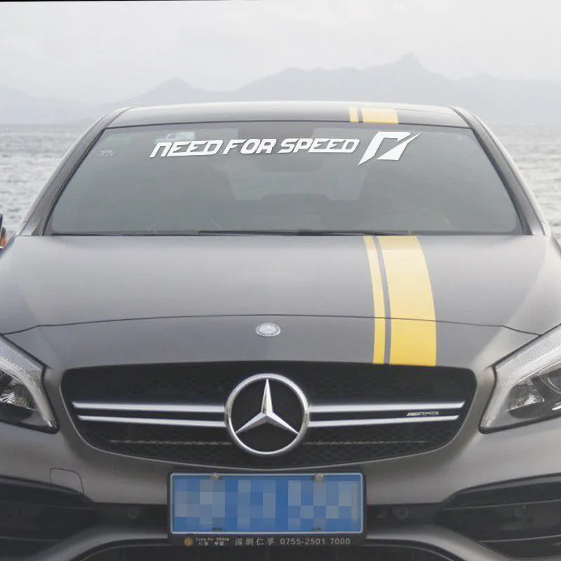 Need For Speed branded car window vinyl sticker in choice of colours and lengths.