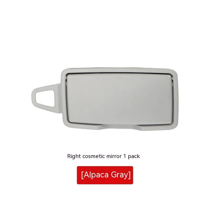 Mercedes GLE class black sun visor cosmetic mirror replacement cover measuring 215mm by 95mm.