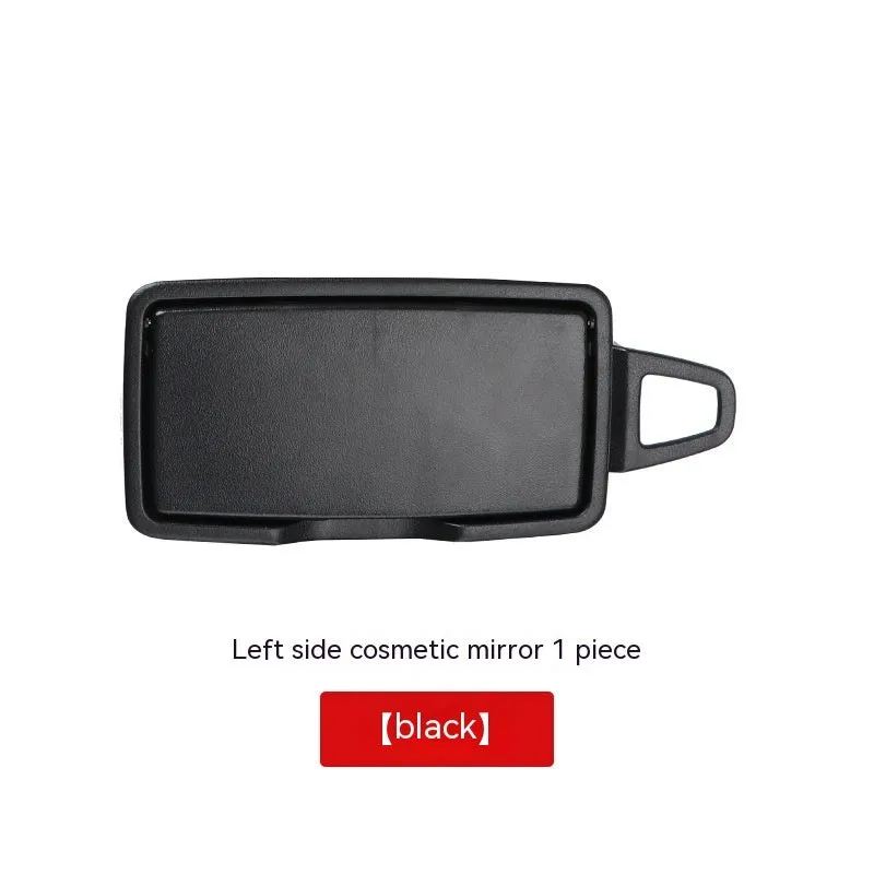 Mercedes GLE class black sun visor cosmetic mirror replacement cover measuring 215mm by 95mm.