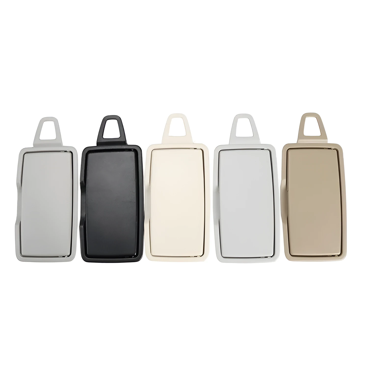 Mercedes GLE class black sun visor cosmetic mirror replacement cover measuring 215mm by 95mm.